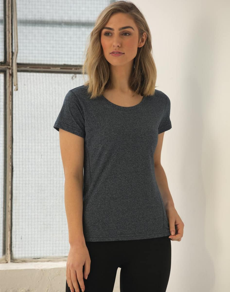 TS28 HIGH PERFORMANCE HEATHER TEE Ladies - TS28