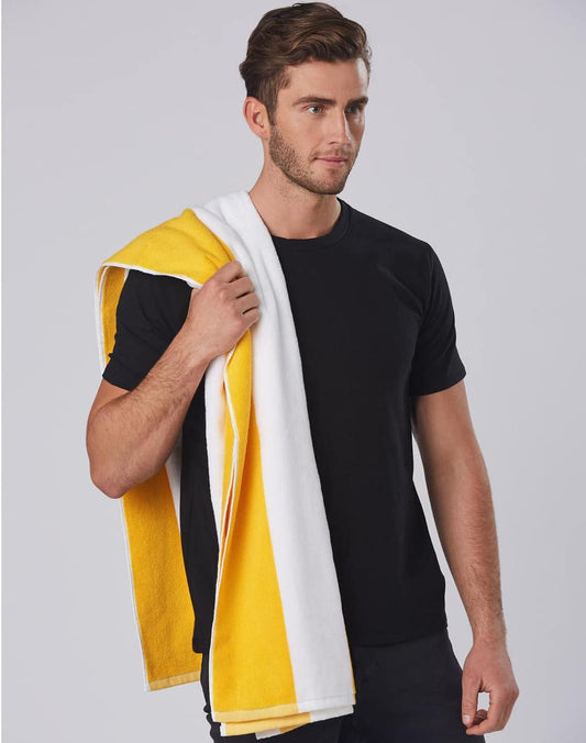 TW07 STRIPED BEACH TOWEL - TW07