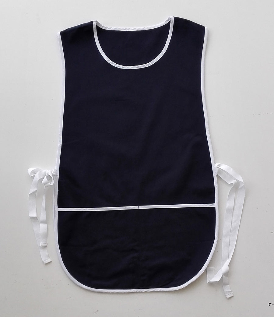 Cotton Drill Popover Apron - With Pocket (WA0398)