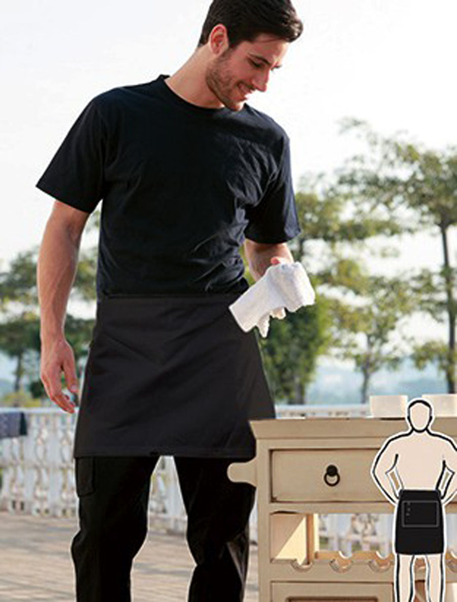 Polyester Drill Quarter Apron - No Pocket (WA0620)