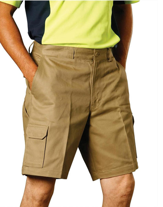 WP06 MEN'S HEAVY COTTON DRILL CARGO SHORTS - WP06