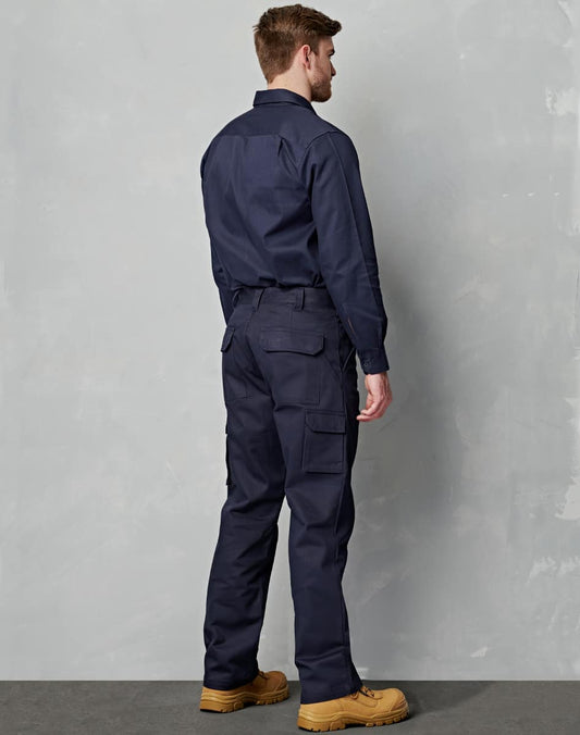 WP07 MEN'S HEAVY COTTON PRE-SHRUNK DRILL PANTS Regular Size - WP07