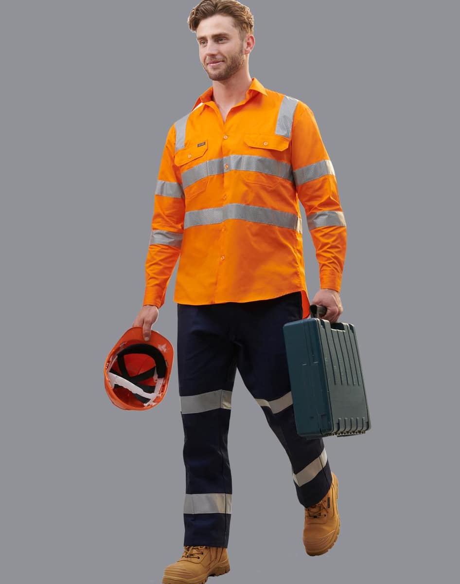 WP07HV PRE-SHRUNK DRILL PANTS WITH BIOMOTION 3M TAPES Regular Size - WP07HV