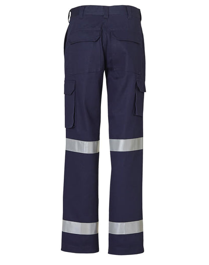 WP15HV LADIES' HEAVY COTTON DRILL CARGO PANTS WITH BIOMOTION 3M TAPES - WP15HV