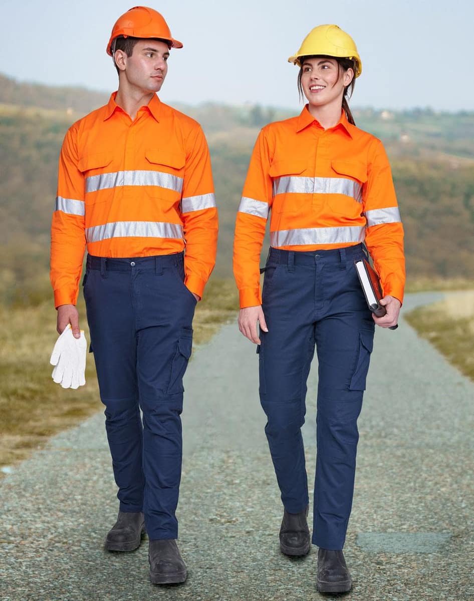 WP26 UNISEX COTTON STRETCH RIP-STOP WORK PANTS - WP26