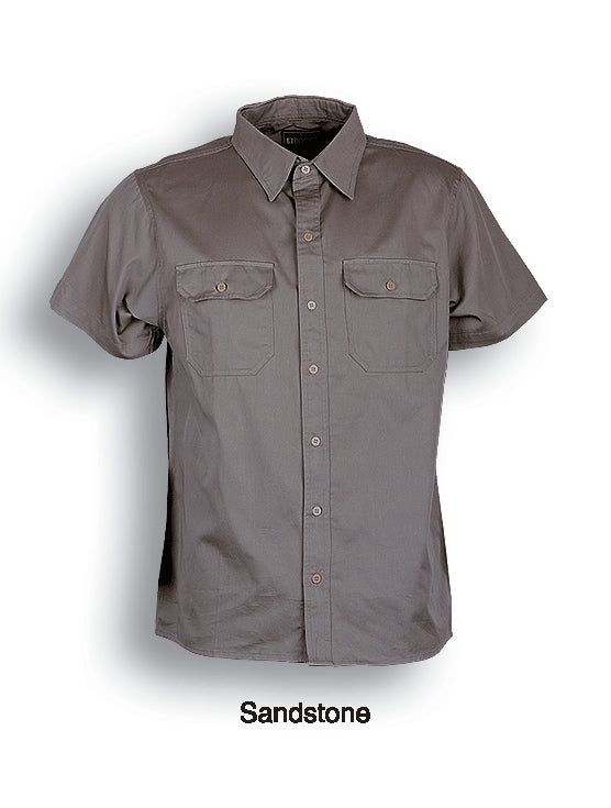 Unisex Adults Cotton Drill Work Shirt S/S (WS0679)