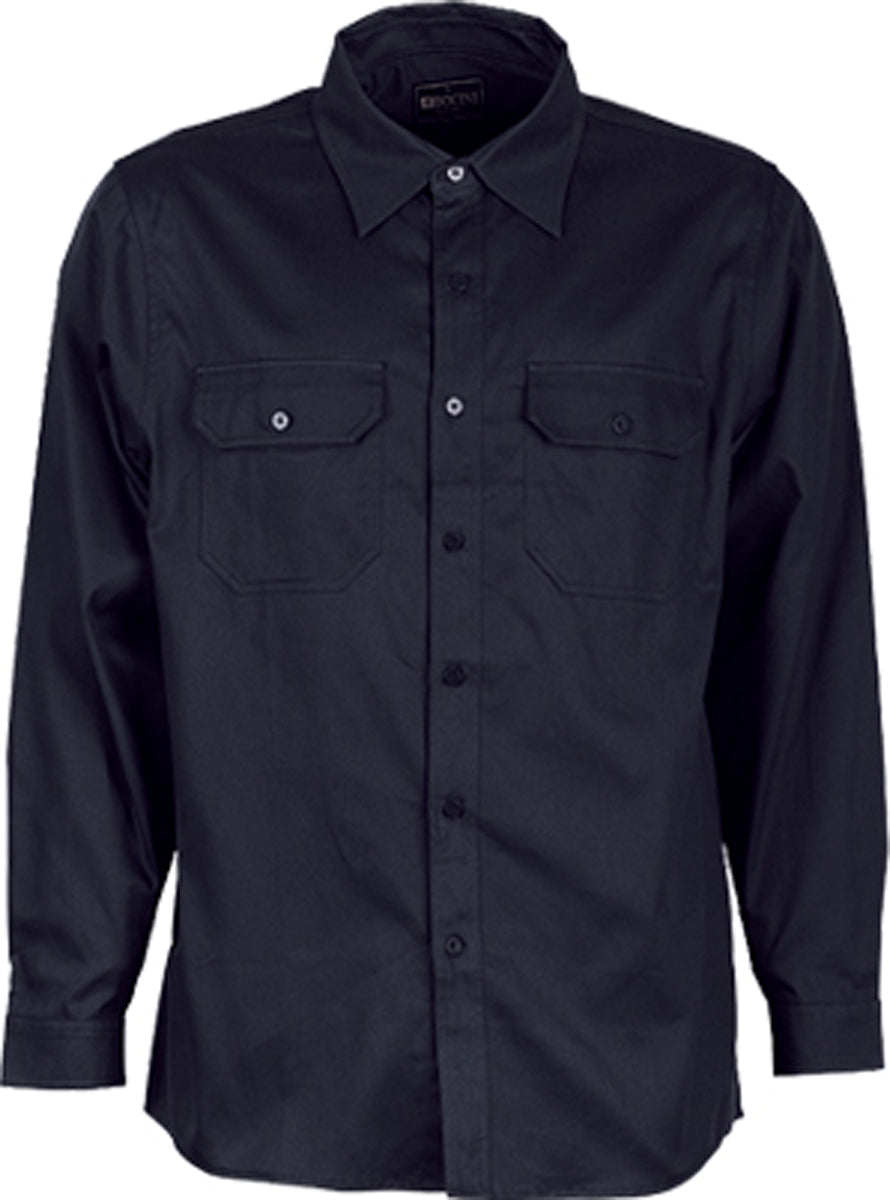 Unisex Adults Cotton Drill Work Shirt L/S (WS0680)