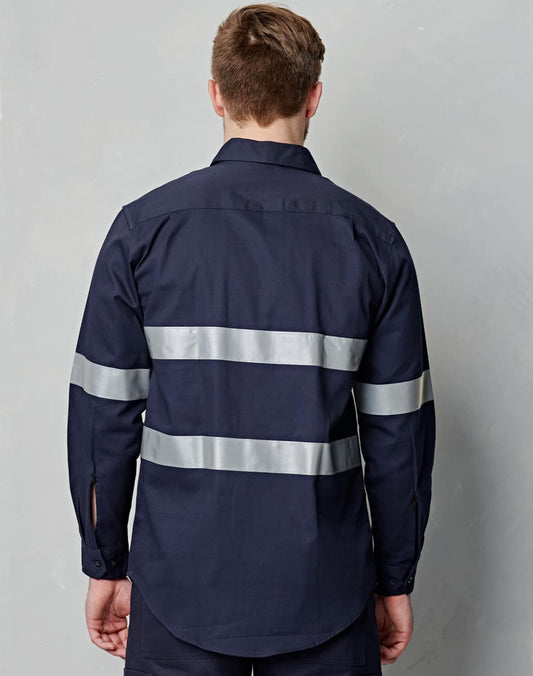 WT04HV COTTON DRILL WORK SHIRT - WT04HV