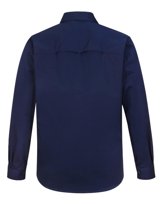 WT12 UNISEX COOL BREEZE CLOSED FRONT LS WORK SHIRT - WT12