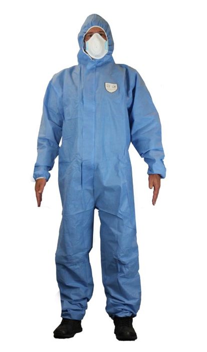 SMS Coverall Blue Medium (50 Units)