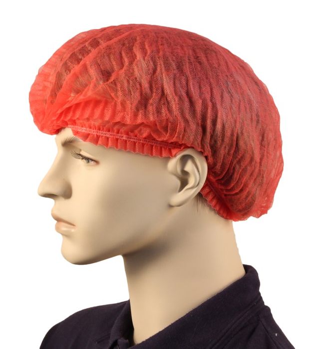 Red Crimped Beret 21" (1000 Units)