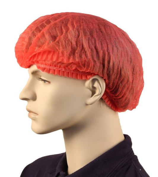 Red Crimped Beret 21" (1000 Units)