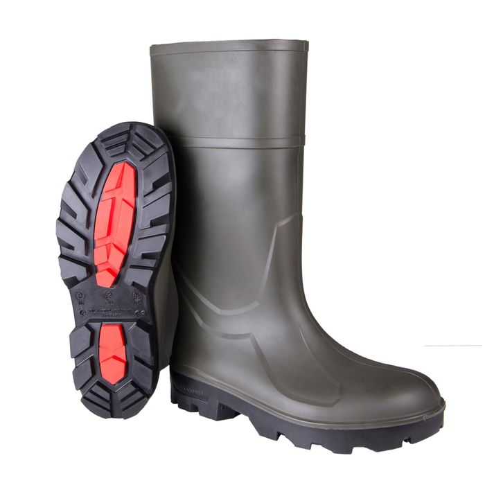 PU Gumboot Safety Green 43/9