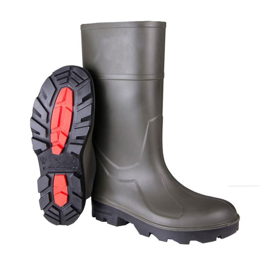 PU Gumboot Safety Green 43/9
