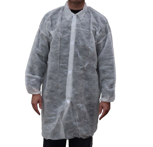Lab Coat White X Large 50 units