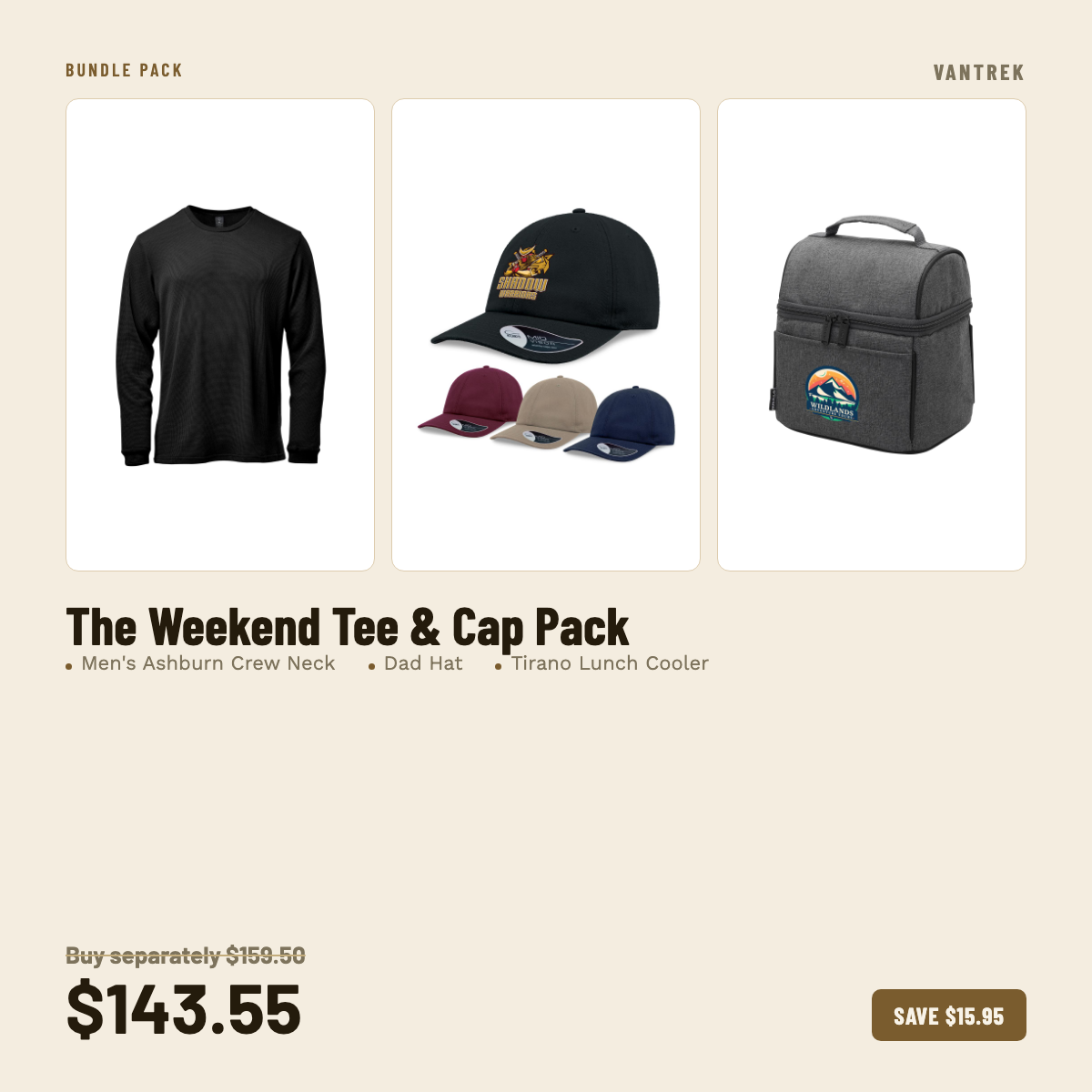 The Weekend Tee & Cap Pack