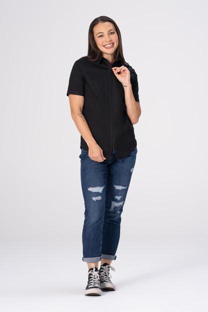 Cody Women's Zip Work Shirt
